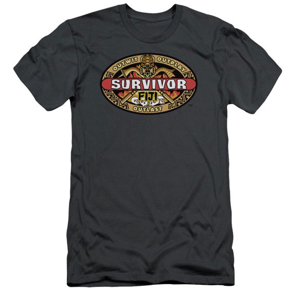 Survivor Fiji Adult 30/1 T-Shirt Charcoal
