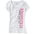 thumbnail image 1 of Aeropostale Womens Vert Eighty-seven Graphic Camiseta, Blanco, X-Large Aeropostale Camiseta gráfica, 1 of 1