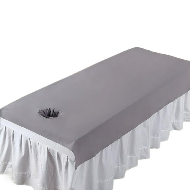serony Housse de Lit Beauté pour le Lit, Massage, Housses de Lit de Massage Sons avec Trou pour le Visage