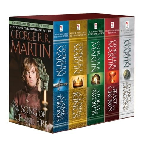 Pre-Owned George R. R. Martin's A Game of Thrones 5-Book Boxed Set (Song of Ice and Fire Series): A Game of Thrones, A Clash of Kings, A Storm of Swords, A ... A Dance with Dragons (A Song Paperback