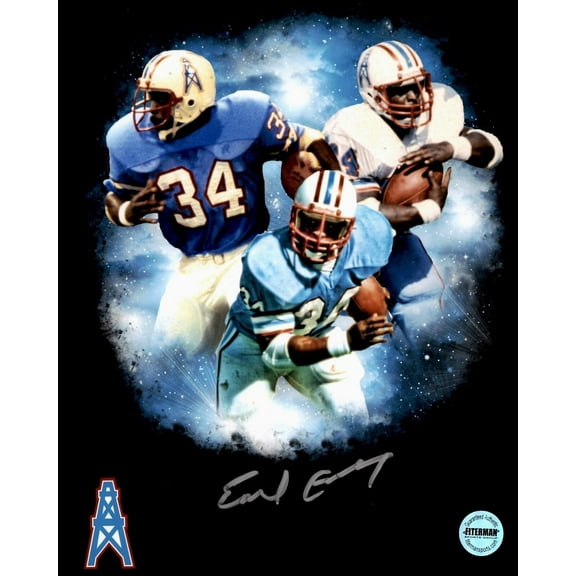 Earl Campbell Houston Oilers Signed Autographed 8x10 Phot FSG Authentic A