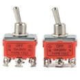 thumbnail image 2 of Motor Switch Toggle Switch Dc Motor Dc Motor Switch On/off Switch 2 Pcs DC Motor Switch CW CCW Motor 6 Pin Toggle Switch 250V 15A, 2 of 8
