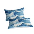 thumbnail image 2 of Home Bedding Set Fish Shell Comforter Cover Set Teen Adult Creative Seafloor Bedspreads,California King (98"x104"), 2 of 5