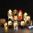 thumbnail image 4 of Mightlink LED Vintage Lantern Hurricane Lantern Warm White Battery Operated Lantern Indoor Christmas Lighting Lantern Decoration, 4 of 4