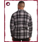 CANADA WEATHER GEAR Men's Sweatshirt - Plaid Sherpa Lined Fleece Long Sleeve Shirt for Men (M-XXL)