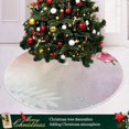 thumbnail image 6 of FMSHPON Valentine's Day Colorful Rose Xmas Christmas Tree Skirt Stand Mat for Holiday Party Decoration Indoor Outdoor 48 inches, 6 of 6