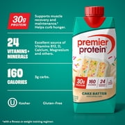 Premier Protein Shake, Cake Batter Delight, 30g Protein, 11 fl oz, 12 Ct
