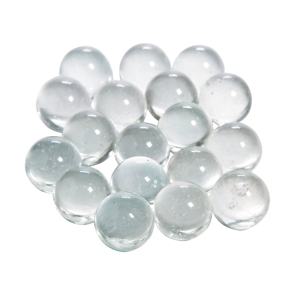 Clear Glass Marbles (1Lb) - Home Decor - 1 Piece