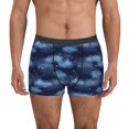 thumbnail image 4 of Wukai Starry Sky Print Men’s Underwear Breathable Boxer Briefs,&nbsp;Moisture Wicking & Breathable-X-Large, 4 of 7
