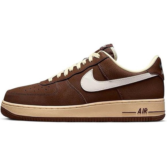 Nike Men's Air Force 1 '07 Cacao Wow Coconut Milk Vintage Green Sail running shoes