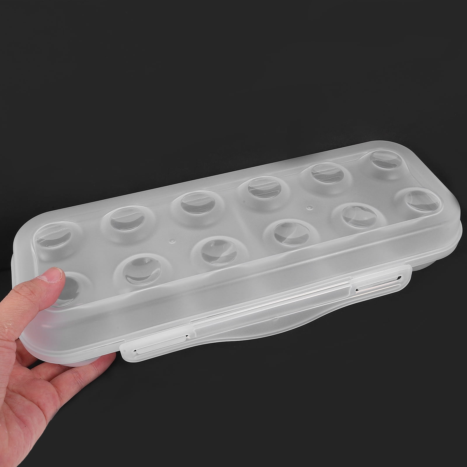 WRISTBIQUE 12 Grid Design Egg Organizer Preserve Freshness Easy Checking Condition