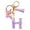 Purple-398, variant on Marked Down,Initial Letter Keychains for Women, Purple Tassel Car Keychain for Wallet, Backpack, and Bag, | Plastic, Purple-398 $BS$3