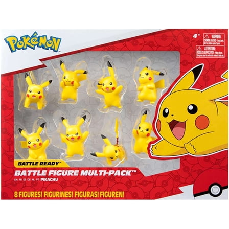 Pokemon Battle Figure Pikachu Mini Figure 8-Pack