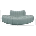 thumbnail image 5 of Bowery Hill Contemporary Mint Green Vegan Leather Modular Sectional, 5 of 12