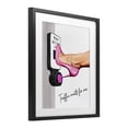 thumbnail image 4 of Traffic Waits for Me Heels Black Framed Print Under Glass, design by Ziwei Li, 4 of 10