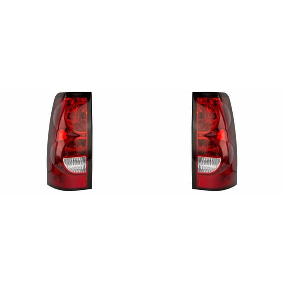 For Chevy Silverado 1500/2500/3500 Tail Light 2004 2005 2006 Pair Driver and Passenger Side DOT For GM2800174, GM2801174 | 19169004, 19169005