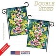 thumbnail image 3 of Breeze Decor - Orchids And Hummingbirds Garden Friends - Everyday Birds Impressions Decorative Vertical Garden Flag 13" x 18.5" Printed In USA, 3 of 4