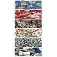 thumbnail image 3 of Wrapables Boho Vintage Floral Elastic Headbands for Sports, Yoga, Workouts, Facials (Set of 6), (Knotted) Harvest, 3 of 8