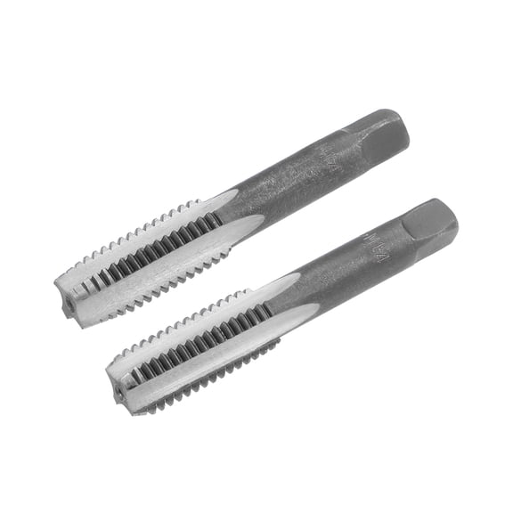 Metric Hand Tap M14 x 2 4 Straight Flute H2 Alloy Tool Steel 1 Pair
