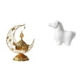 thumbnail image 1 of Quemador de incienso de antigua, figura de caballo, soporte para velas, escultura decorativa para sala de estar, chimenea, mesa, adorno, gab, 1 of 8