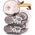 thumbnail image 4 of Girls Slipper Fuzzy Socks Kids Boys Fluffy Fleece Lined Warm Plush Sherpa Winter Child Home Socks 1Pairs, 4 of 7