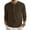 Q5-Dark Green, variant on Homeyce Mens Long Sleeve Henley Shirts Solid Color with Button Henley Shirts Casual Basic Stand Collar T-Shirt Big and Tall Pullover Tees Tops,Beige 3XL