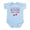Sky Blue, variant on CafePress - Hands Down Best Dad Infant Bodysuit - Baby Light Bodysuit, Size Newborn - 24 Months