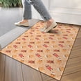 thumbnail image 4 of Orange Christmas Gingerbread Man Pattern Door Rugs,Washable Non Slip Door Mats Indoor,Decorative Door Mats,Entry Mat Indoor for Entrance,Bedroom,Kitchen,Bathroom,17"x30", 4 of 6
