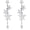 Silver, variant on Hypoallergenic Sparkly Big Star Dangle Earrings Long Tassel Earrings Dangling Celestial Jewelry for Christams Gift[h3777]