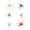 M, variant on Pack Of Floating Sea Urchins Lures Baits With Flashes Effect For Enhances Fish Attraction In Various Fishing Conditions