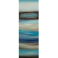 thumbnail image 2 of Hinz 8x14 White Modern Wood Framed Museum Art Print Titled - Oceanscape A, 2 of 4