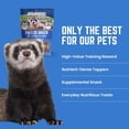 thumbnail image 5 of Freeze Dried Small Pet Treats - Resealable Bag of Treats for Ferrets - Ferret Snacks - Single Ingredient Ferret Food With No Preservatives Or Fillers- Small Animals Treats (1 oz, Turkey Heart), 5 of 7