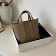 thumbnail image 2 of Bolso Bandolera Elegante Mano Holgado Hombro Casual Mujer PU Gran Capacidad Correa Larga Desmontable Cierre Hobo, 2 of 9