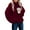 Red, variant on absuyy Women's Cable Knit Sweaters Warm High Neck Winter Sweaters Long Sleeve Fall Pullover Tops