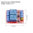 thumbnail image 2 of Uxcell 2Pcs DC 24V 2 Channel Relay Module High or Low Level Trigger for Electronics Industrial Home Automation, 2 of 6
