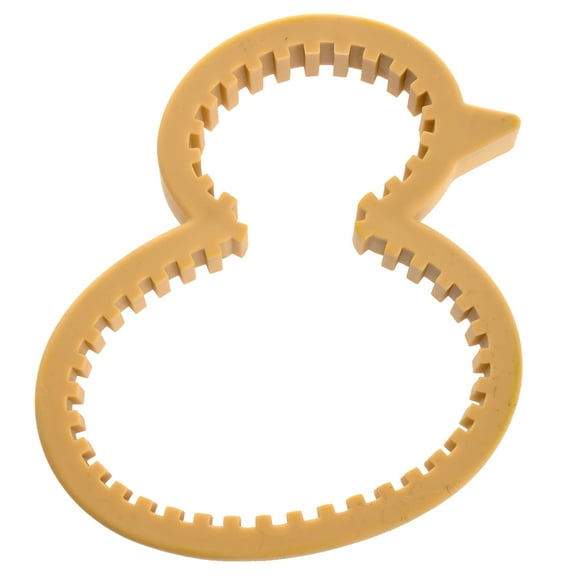 WHAMVOX Novelty Yellow Shaped Non-slip Silicone Bottle Opener Can Opener Jar Opener