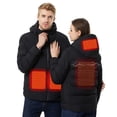 thumbnail image 2 of Qiopertar USB Intelligent Constant Temperature Heated Windproof Plus Size Coat For Men And Women Winter 4 Heated Jacket Coat Clearance Free Shipping under $5 Saving Up To 90% Off, 2 of 9