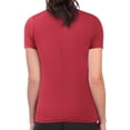 thumbnail image 2 of Women's G-III 4Her by Carl Banks Red Florida Panthers Super-Slim Fit Lightweight Flower Logo T-Shirt, 2 of 2
