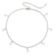 thumbnail image 2 of Collar con estrella de cinco puntas, galvanoplastia, elegante gargantilla circular vintage. plata, 2 of 9