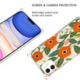 thumbnail image 5 of Poppies Flower Case for iPhone 12,Aesthetic Colourful Floral Pattern Soft TPU Bumper Case Cover, 5 of 5