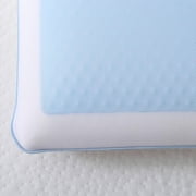 Cooling Gel Memory Foam Pillow, Reversible Ergonomic Design for Hot Sleepers, Pressure Relief and Spine Alignment with Side Back Contouring Support