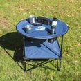 thumbnail image 2 of 28" diameter fabric round portable table, 2 of 8