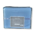 thumbnail image 1 of Cotton House - Ensemble de Draps en Microfibre, Infroissable, Format Jumeau, Bleu, 1 of 3