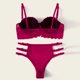 thumbnail image 5 of Gibobby Conjunto de lencería de encaje Pijamas de liga de Lencería de encaje Nuevo anillo sexy Ropa de dormir Ropa interior Íntima(Rosa caliente, XL), 5 of 5