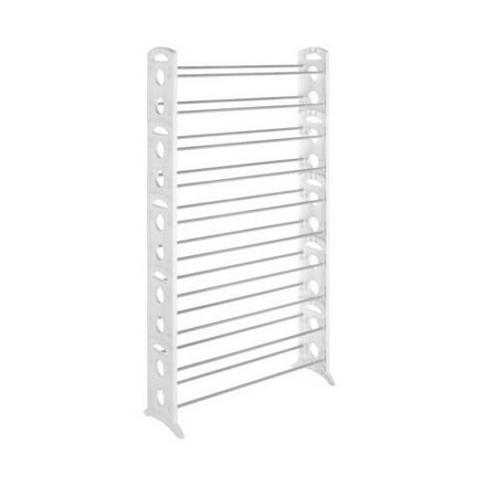50-Pair Shoe Tower, White