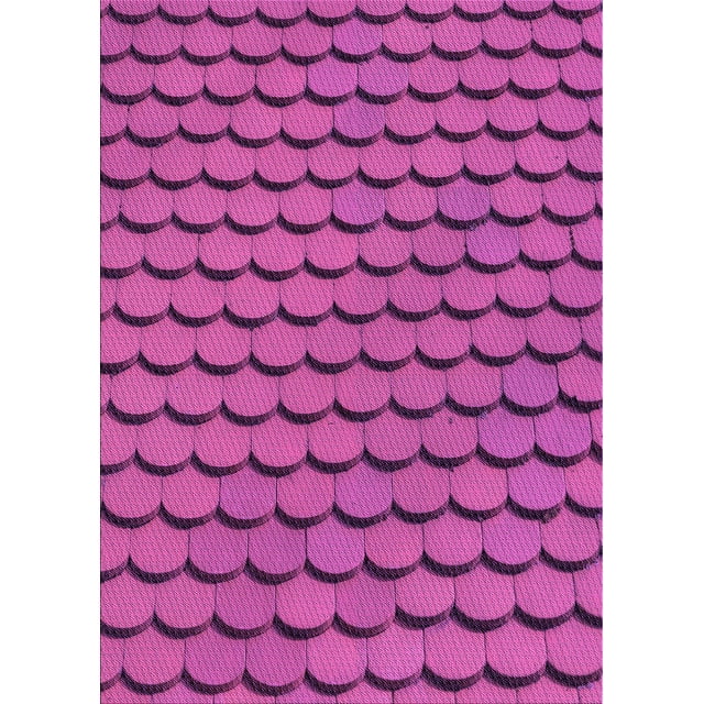 Ahgly Company Tapis d'Intérieur Lavables en Machine pour Rectangle de Transition Rouge-Violet Moyen, 3' x 5'