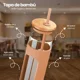 thumbnail image 4 of Termo Vaso Térmico de Vidrio Baricoffee 600 ml - Beige, 4 of 5