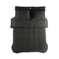 thumbnail image 6 of Mainstays Reversible Down Alternative 7-Piece Bed-in-a-Bag Set, Queen, Black, 6 of 10