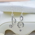 thumbnail image 3 of K-KED Fashion 925 Silver Earrings zirconia Wedding Engagement Delicate Jewelry for Women Gifts-#1, 3 of 6