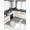 Gray, variant on Homieway Kitchen Mat for Floor, Anti Fatigue Memory Foam Rug, Waterproof PVC Padded Comfort Mat for Kitchen Sink, Laundry Room, Office, 17"x47", Black